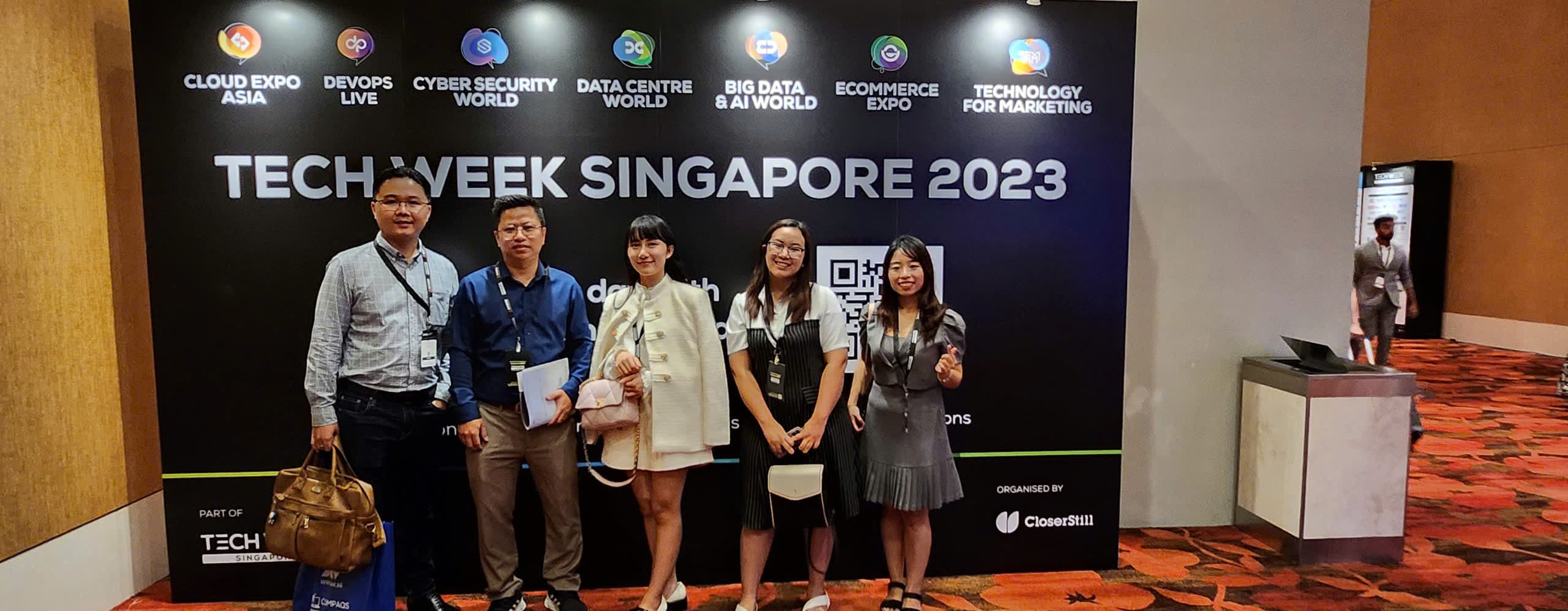 FIX team members at Tech Week Singapore 2023