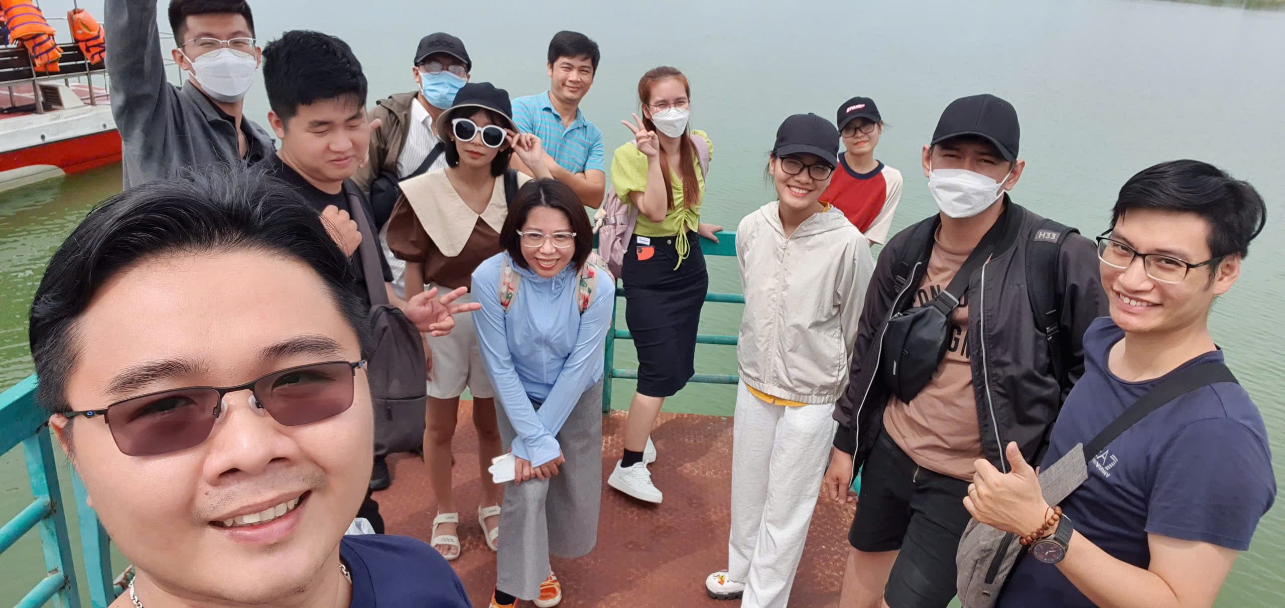FIX team members together during a team trip