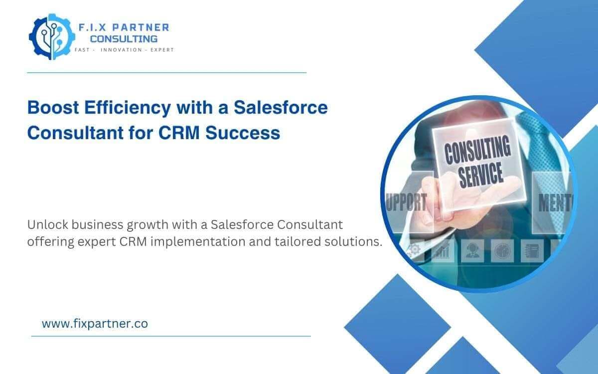 Boost Efficiency with a Salesforce Consultant for CRM Success