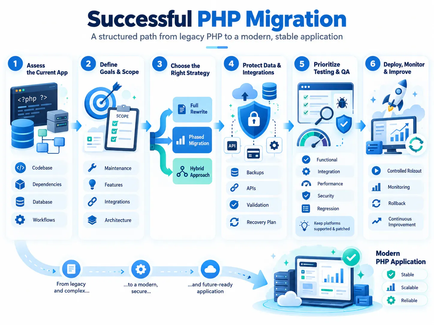 Successful PHP Migration