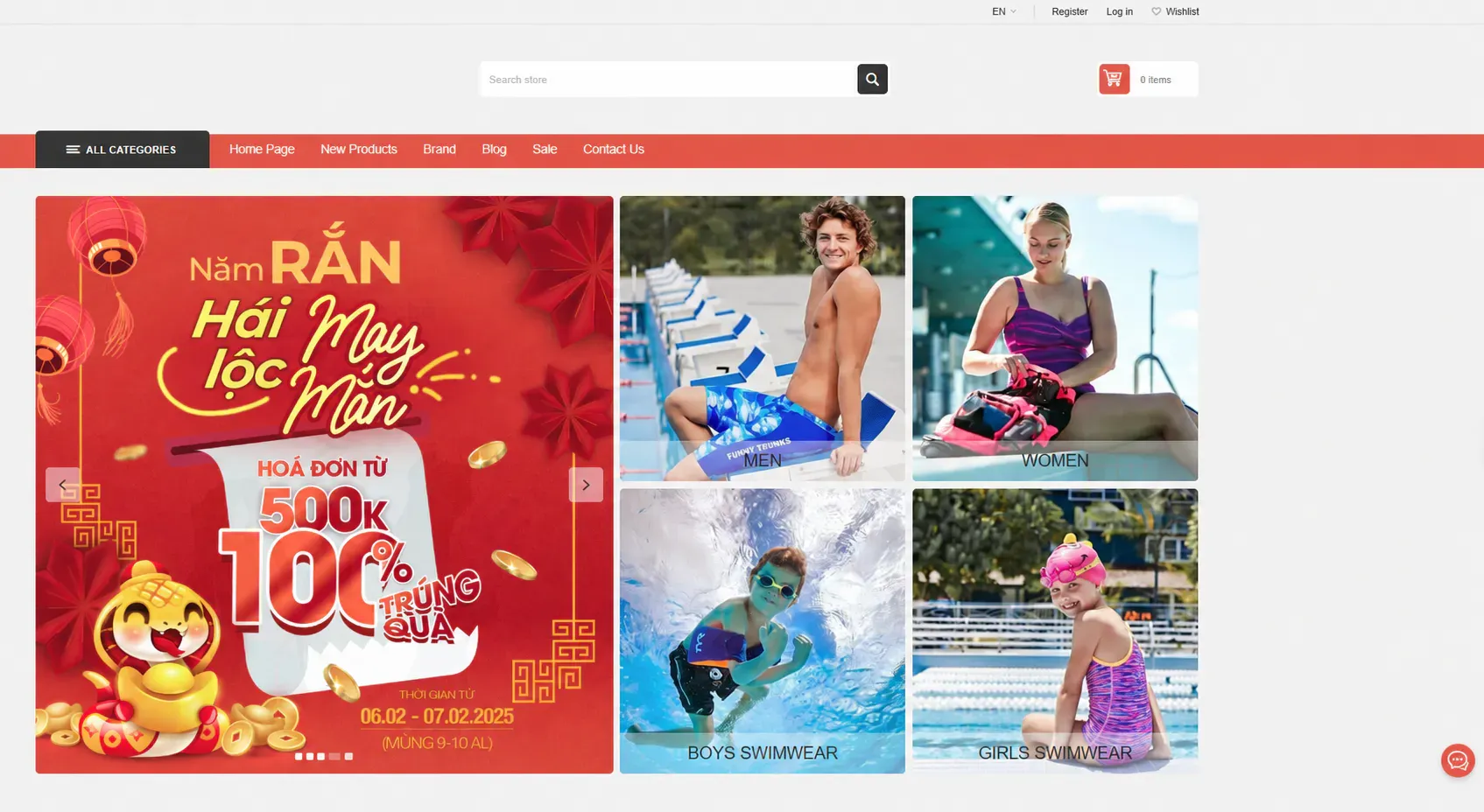home page